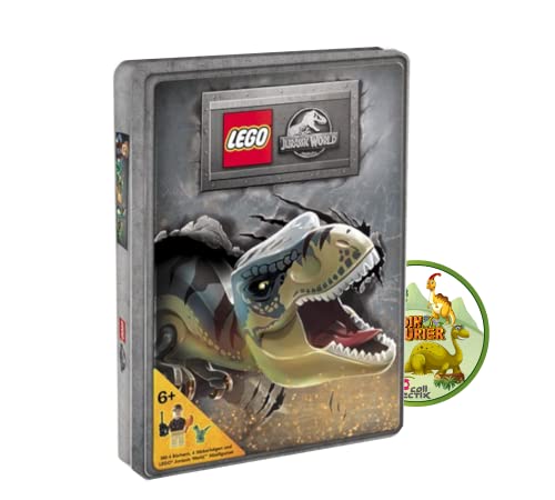 Buchspielbox Lego Jurassic World - Meine dinostarke Rätselbox + Dinosaurier-Sticker, ab 6 Jahren von Buchspielbox