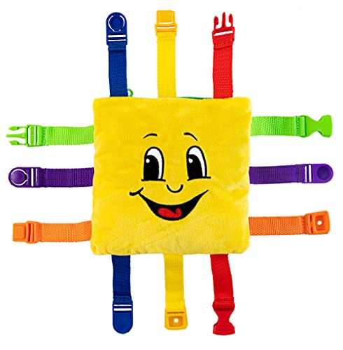 BUCKLE TOY Bongo - Toddler Early Learning Basic Life Skills Children's Plush Travel Activity by Buckle Toys BUCKLE TOY Bongo - Toddler Early Learning Basic Life Skills Children's Plush Travel Activity by Buckle Toys von Buckle Toys