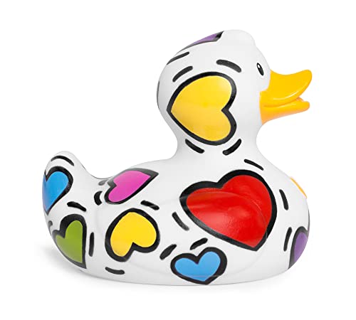 Bud Duck Luxury Pop Heart Duck Sammlerstück Gummiente von Budduck