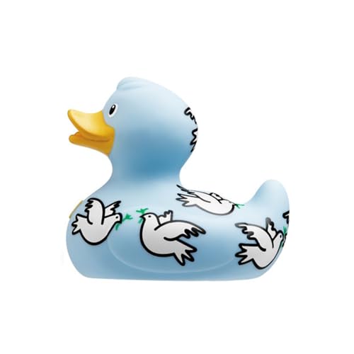 Bud Duck Mini Luxus Liebesentaube Neuheit Ente zum Sammeln, Badezeit, Gummiente, 6 cm von Budduck