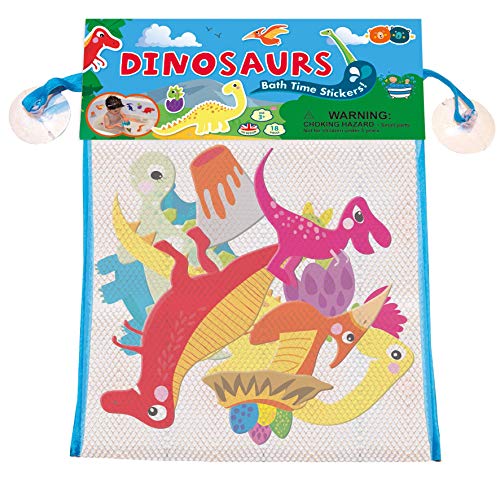 Buddy & Barney, Dinosaur Bath Stickers - Water Toy for Kids children, 18 PIECES, BB087 von Buddy & Barney