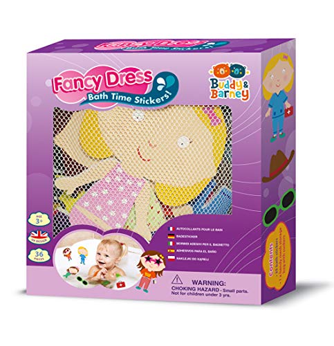 Buddy & Barney , Fancy Dress Bath Stickers Bath time Toy Fun for Kids - 36 Pieces BB048 von Buddy & Barney