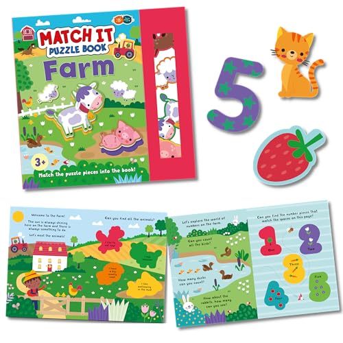 Buddy & Barney Match It Puzzlebuch - Bauernhof | Aktivitätsset für Kinder, Bauernhofpuzzle, Früherziehungsaktivität, Kleinkind-Aktivitätsbuch, Unisex, Storytime Aktivität, Bauernhoftiere Buddy & Barney Match It Puzzlebuch - Bauernhof | Aktivitätsset für Kinder, Bauernhofpuzzle, Früherziehungsaktivität, Kleinkind-Aktivitätsbuch, Unisex, Storytime Aktivität, Bauernhoftiere von Buddy & Barney