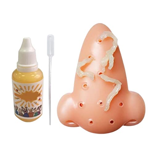 Pimple Pop Toy, Squeeze Acne Trick Toys, Nasenpickle Poping Toy mit 30 ml Additive Lösung, Stress -Relief -Neuheit Spielzeug für Kinder Erwachsene von Budstfee