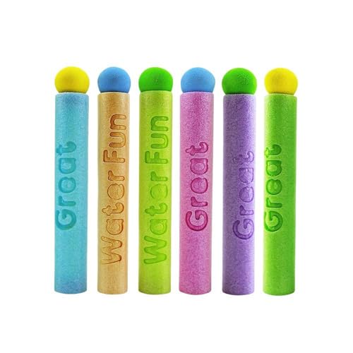 6 Stück Wasserpistole,Schaumstoff Wasserspritze Kinder,Bunte Wasserspritzpistole Strandspielzeug, Kinder Super Wasserblaster Für Pool S-trand Outdoor 6 Stück Wasserpistole,Schaumstoff Wasserspritze Kinder,Bunte Wasserspritzpistole Strandspielzeug, Kinder Super Wasserblaster Für Pool S-trand Outdoor von Buerfu