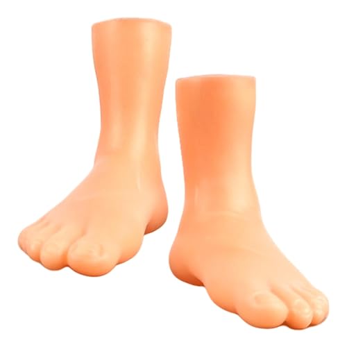 Buerfu Fingerpuppen für Füße,Fingerpuppen für kleine Füße - Kätzchen-Übungsspielzeug,Tiny Feet Fingerpuppen, 2 Stück Little Feet Finger für Puppenspiel-Gag-Performance, Katzenspielzeug von Buerfu