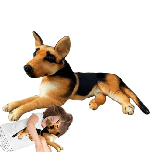 Buerfu Plüsch-Hunde-Kuscheltiere,Große Hunde-Kuscheltiere | Weiche Schäferhundpuppe | Großes Hundetierspielzeug für Raumdekoration, Sofadekoration, und Mädchen, Wachstumspartner Buerfu Plüsch-Hunde-Kuscheltiere,Große Hunde-Kuscheltiere | Weiche Schäferhundpuppe | Großes Hundetierspielzeug für Raumdekoration, Sofadekoration, und Mädchen, Wachstumspartner von Buerfu