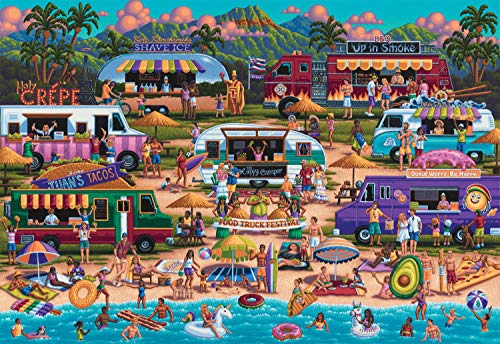 Buffalo Games 2114 Hawaiian Food Truck Festival Puzzles von Buffalo Games