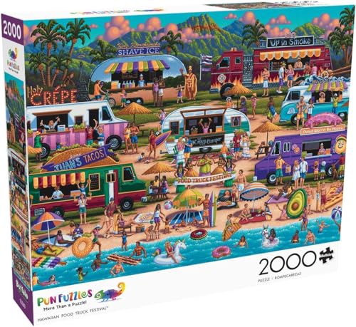Buffalo Games 2114 Hawaiian Food Truck Festival Puzzle, Mehrfarbig, Large Buffalo Games 2114 Hawaiian Food Truck Festival Puzzle, Mehrfarbig, Large von Buffalo Games