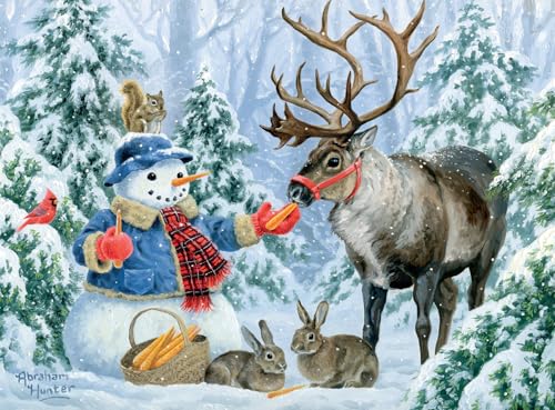 Buffalo Games - Abraham Hunter - Christmas Friends - 1000 Teile Puzzle für Erwachsene - Herausforderndes Puzzle perfekt für Spieleabende - Fertige Größe ist Buffalo Games - Abraham Hunter - Christmas Friends - 1000 Teile Puzzle für Erwachsene - Herausforderndes Puzzle perfekt für Spieleabende - Fertige Größe ist von Buffalo Games