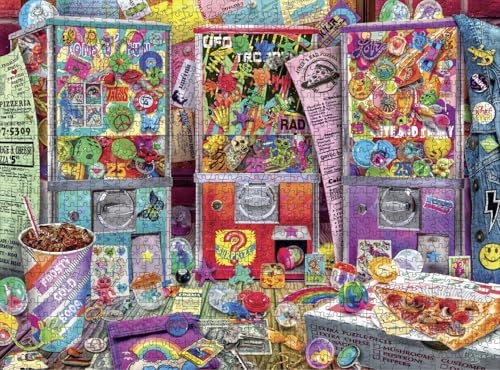 Buffalo Games - Aimee Stewart - Pizza und Pocket Change - 1000-teiliges Puzzle für Erwachsene herausforderndes Puzzle perfekt für Spieleabende - Fertige Puzzle-Größe ist 26,75 x 19,75 von Buffalo Games