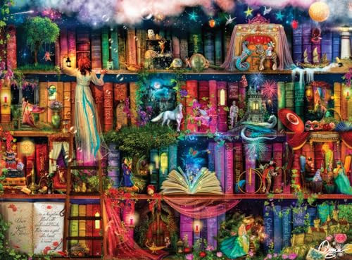 Buffalo Games - Aimee Stewart - Schatzsuche Bücherregal - 1000-teiliges Puzzle für Erwachsene herausforderndes Puzzle perfekt für Spieleabende - Fertige Puzzle-Größe ist 26,75 x 19,75 cm Buffalo Games - Aimee Stewart - Schatzsuche Bücherregal - 1000-teiliges Puzzle für Erwachsene herausforderndes Puzzle perfekt für Spieleabende - Fertige Puzzle-Größe ist 26,75 x 19,75 cm von Buffalo Games