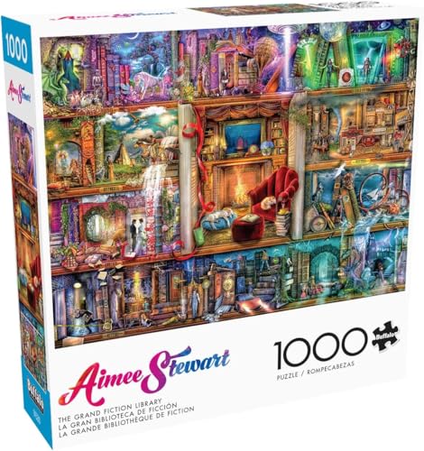 Buffalo Games - Aimee Stewart - The Grand Fiction Library - 1000-teiliges Puzzle für Erwachsene, herausforderndes Puzzle, perfekt für Spieleabende - Fertige Größe 26,75 x 19,75 cm Buffalo Games - Aimee Stewart - The Grand Fiction Library - 1000-teiliges Puzzle für Erwachsene, herausforderndes Puzzle, perfekt für Spieleabende - Fertige Größe 26,75 x 19,75 cm von Buffalo Games