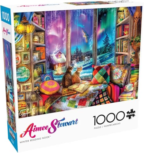 Buffalo Games - Aimee Stewart - Winter Reading Nook - 1000 Teile Puzzle von Buffalo Games