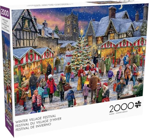 Buffalo Games - Ali Corti - Winterdorffest - 2000 Teile Puzzle für Erwachsene herausforderndes Puzzle perfekt für Spieleabende - Fertige Puzzle-Größe ist 38,50 x 26,50 Buffalo Games - Ali Corti - Winterdorffest - 2000 Teile Puzzle für Erwachsene herausforderndes Puzzle perfekt für Spieleabende - Fertige Puzzle-Größe ist 38,50 x 26,50 von Buffalo Games
