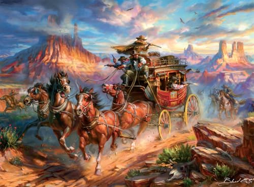 Buffalo Games - Blend COTA - Wild Wild West - 1000 Teile Puzzle für Erwachsene - Herausforderndes Puzzle perfekt für Spieleabende - Fertige Größe ist Buffalo Games - Blend COTA - Wild Wild West - 1000 Teile Puzzle für Erwachsene - Herausforderndes Puzzle perfekt für Spieleabende - Fertige Größe ist von Buffalo Games