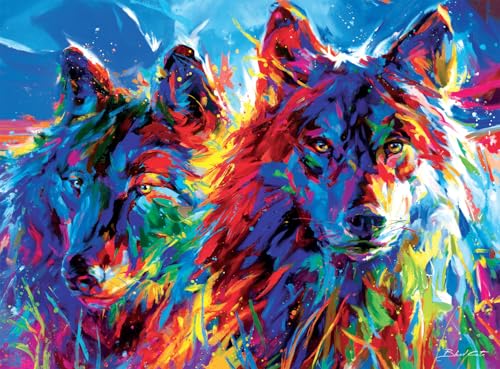 Buffalo Games - Blend COTA - Wölfe wahre Liebe - 1000-teiliges Puzzle für Erwachsene - Herausforderndes Puzzle perfekt für Spieleabende - Fertige Größe ist 26,75 x 19,75 cm Buffalo Games - Blend COTA - Wölfe wahre Liebe - 1000-teiliges Puzzle für Erwachsene - Herausforderndes Puzzle perfekt für Spieleabende - Fertige Größe ist 26,75 x 19,75 cm von Buffalo Games