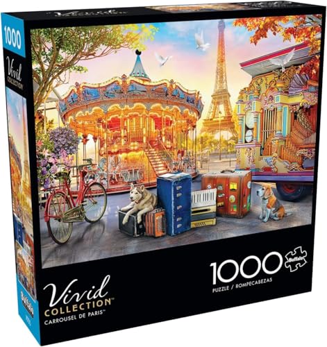 Buffalo Games - Carrousel de Paris – Puzzle mit 1000 Teilen von Buffalo Games