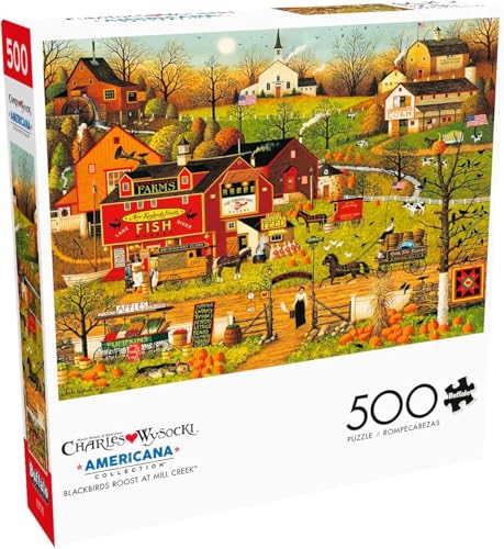 Buffalo Games - Charles Wysocki - Blackbirds Roost at Mill Creek - 500 Teile Puzzle Buffalo Games - Charles Wysocki - Blackbirds Roost at Mill Creek - 500 Teile Puzzle von Buffalo Games