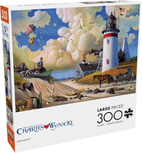 Buffalo Games - Charles Wysocki - Dreamers - 300 große Teile Puzzle für Erwachsene herausforderndes Puzzle perfekt für Spieleabende - Fertige Größe 21,25 x 15,00 von Buffalo Games
