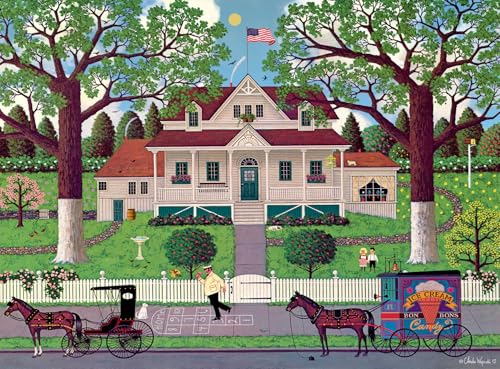 Buffalo Games - Charles Wysocki - EIS und Hopscotch - 1000-teiliges Puzzle für Erwachsene herausforderndes Puzzle perfekt für Spieleabende - Fertige Puzzle-Größe ist 26,75 x 19,75 cm Buffalo Games - Charles Wysocki - EIS und Hopscotch - 1000-teiliges Puzzle für Erwachsene herausforderndes Puzzle perfekt für Spieleabende - Fertige Puzzle-Größe ist 26,75 x 19,75 cm von Buffalo Games