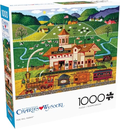 Buffalo Games - Charles Wysocki - Fox Hill Farms - 1000 Teile Puzzle von Buffalo Games