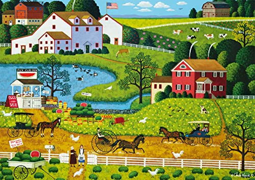 Buffalo Games - Charles Wysocki - Jolly Hill Farms - 500 Teile Puzzle von Buffalo Games