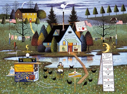 Buffalo Games - Charles Wysocki - Know it All - 1000-teiliges Puzzle für Erwachsene - Herausforderndes Puzzle perfekt für Spieleabende - Fertige Größe ist 26,75 x 19,75 cm von Buffalo Games
