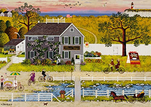 Buffalo Games - Charles Wysocki - Nantucket Flower Shop - 300 große Teile Puzzle von Buffalo Games