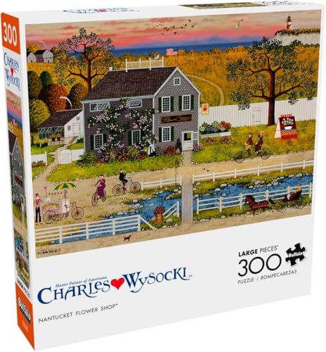 Buffalo Games - Charles Wysocki - Nantucket Flower Shop - 300 große Teile Puzzle Buffalo Games - Charles Wysocki - Nantucket Flower Shop - 300 große Teile Puzzle von Buffalo Games
