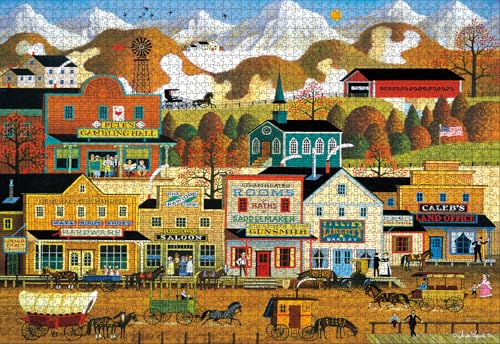 Buffalo Games Charles Wysocki – Pete's Gambling Hall – 2000 Teile Puzzle für Erwachsene – herausforderndes Puzzle perfekt für Spieleabende – Fertige Größe ist 38,50 x 26,50 cm Buffalo Games Charles Wysocki – Pete's Gambling Hall – 2000 Teile Puzzle für Erwachsene – herausforderndes Puzzle perfekt für Spieleabende – Fertige Größe ist 38,50 x 26,50 cm von Buffalo Games