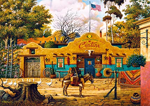 Buffalo Games - Charles Wysocki – Sonntagmorgen Spaziergang – 300 großes Puzzle von Buffalo Games