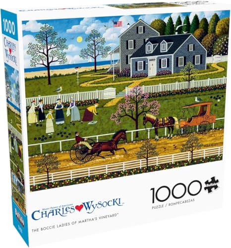 Buffalo Games - Charles Wysocki - The Boccie Ladies of Marthas Vineyard - 1000 Teile Puzzle von Buffalo Games