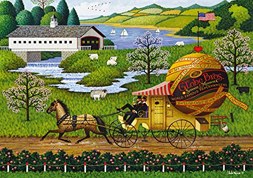Buffalo Games - Charles Wysocki - The Paperboys - 300 großes Puzzle von Buffalo Games
