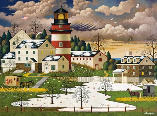 Buffalo Games - Charles Wysocki - Twilight Sentinel - 1000-teiliges Puzzle für Erwachsene, herausforderndes Puzzle, perfekt für Spieleabende, fertige Puzzle-Größe ist 26,75 x 19,75 cm von Buffalo Games
