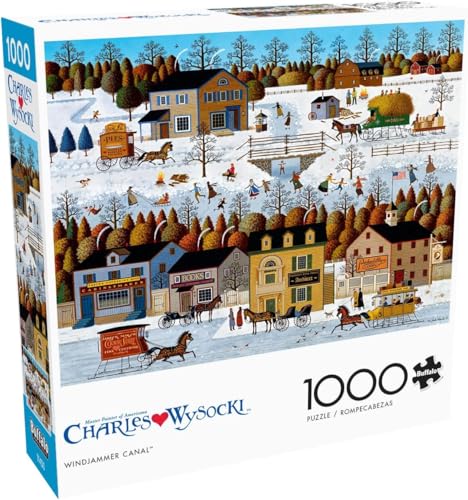 Buffalo Games - Charles Wysocki - Windjammer C - 1000 Teile Puzzle für Erwachsene - Herausforderndes Puzzle perfekt für Spieleabende - Fertige Größe ist 26,75 x 19,75 cm Buffalo Games - Charles Wysocki - Windjammer C - 1000 Teile Puzzle für Erwachsene - Herausforderndes Puzzle perfekt für Spieleabende - Fertige Größe ist 26,75 x 19,75 cm von Buffalo Games