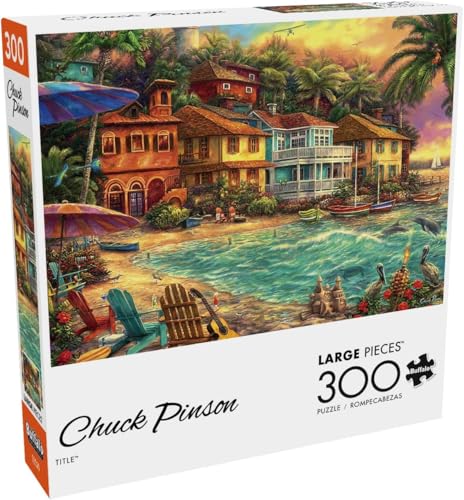 Buffalo Games - Chuck Pinson – Island Time – 300-teiliges Puzzle für Erwachsene, herausforderndes Puzzle, perfekt für Spieleabende – 300 große Teile fertiges Puzzle-Größe ist 54,25 x 38,00 cm Buffalo Games - Chuck Pinson – Island Time – 300-teiliges Puzzle für Erwachsene, herausforderndes Puzzle, perfekt für Spieleabende – 300 große Teile fertiges Puzzle-Größe ist 54,25 x 38,00 cm von Buffalo Games