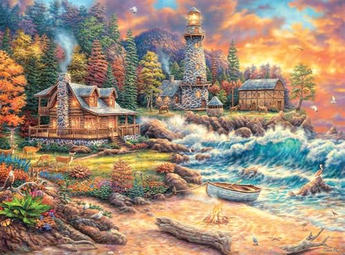 Buffalo Games - Chuck Pinson - Providence by The Sea - 1000 Teile Puzzle von Buffalo Games