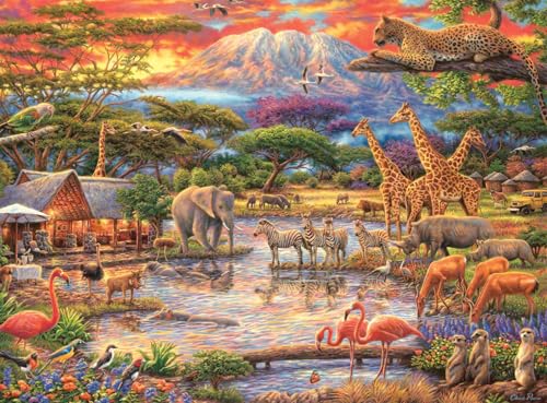 Buffalo Games - Chuck Pinson - Wild Africa - 1000 Teile Puzzle für Erwachsene Herausforderndes Puzzle Perfekt für Spieleabende - Fertige Größe 26,75 x 19,75 Buffalo Games - Chuck Pinson - Wild Africa - 1000 Teile Puzzle für Erwachsene Herausforderndes Puzzle Perfekt für Spieleabende - Fertige Größe 26,75 x 19,75 von Buffalo Games