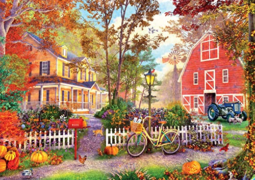 Buffalo Games - Country Life - Autumn Farmhouse - 500 Teile Puzzle von Buffalo Games