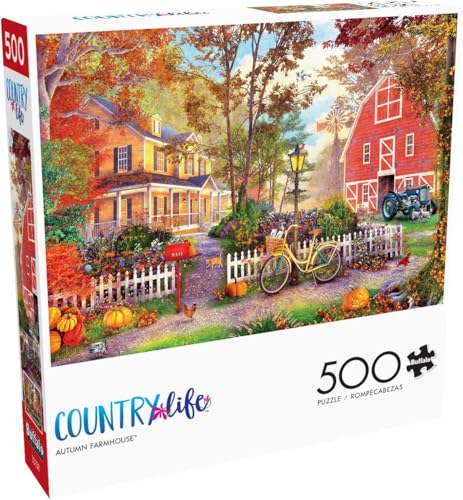 Buffalo Games - Country Life - Autumn Farmhouse - 500 Teile Puzzle Buffalo Games - Country Life - Autumn Farmhouse - 500 Teile Puzzle von Buffalo Games