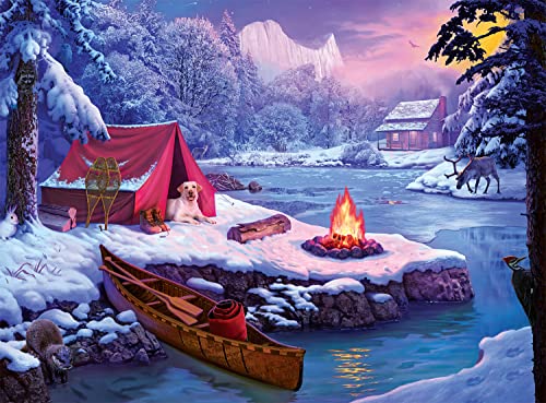 Buffalo Games - Country Life - Snowy Retreat - 1000 Teile Puzzle von Buffalo Games