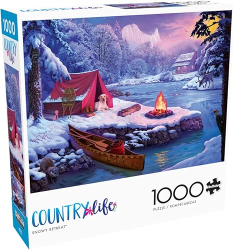 Buffalo Games - Country Life - Snowy Retreat - 1000 Teile Puzzle von Buffalo Games