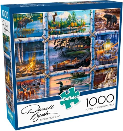 Buffalo Games - Darrell Bush - North Country - 1000 Teile Puzzle blau von Buffalo Games