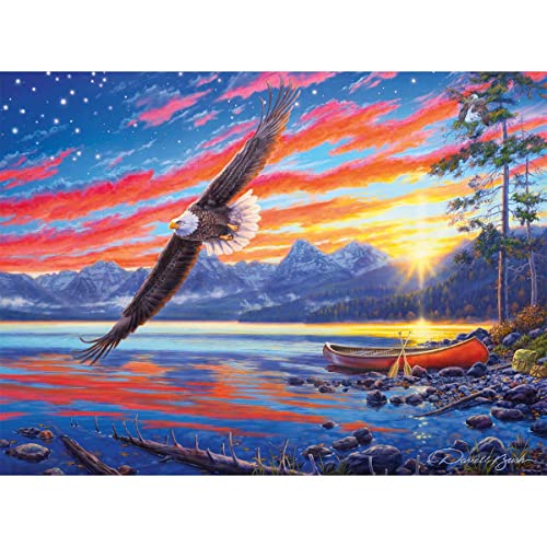 Buffalo Games - Darrell Bush - Star Spangled Sunset - Puzzle 1000 Teile von Buffalo Games