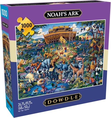 Buffalo Games - Dowdle – Arche Noah – 1000-teiliges Puzzle für Erwachsene, herausforderndes Puzzle, perfekt für Spieleabende – fertige Größe 26,75 x 19,75 von Buffalo Games