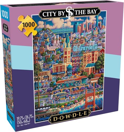Buffalo Games Dowdle – City by The Bay – 1000-teiliges Puzzle für Erwachsene, herausforderndes Puzzle, perfekt für Spieleabende – Fertige Größe 26,75 x 19,75 cm Buffalo Games Dowdle – City by The Bay – 1000-teiliges Puzzle für Erwachsene, herausforderndes Puzzle, perfekt für Spieleabende – Fertige Größe 26,75 x 19,75 cm von Buffalo Games