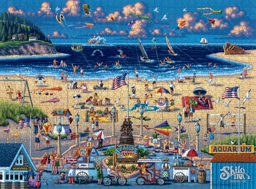 Buffalo Games - Eric Dowdle - Seaside, USA - 1000 Teile Puzzle für Erwachsene - Herausforderndes Puzzle perfekt für Spieleabende - Fertige Größe ist 26,75 x 19,75 Buffalo Games - Eric Dowdle - Seaside, USA - 1000 Teile Puzzle für Erwachsene - Herausforderndes Puzzle perfekt für Spieleabende - Fertige Größe ist 26,75 x 19,75 von Buffalo Games