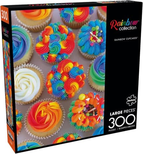 Buffalo Games - Erin Shelton - Regenbogen-Cupcakes - 300-teiliges Puzzle für Erwachsene, herausforderndes Puzzle, perfekt für Spieleabende - Größe ist 21,25 x 15,00 Buffalo Games - Erin Shelton - Regenbogen-Cupcakes - 300-teiliges Puzzle für Erwachsene, herausforderndes Puzzle, perfekt für Spieleabende - Größe ist 21,25 x 15,00 von Buffalo Games