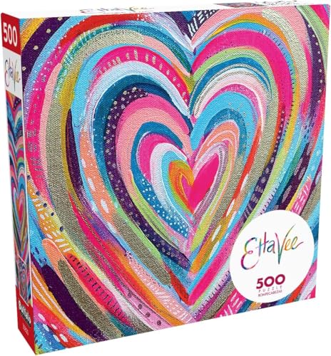 Buffalo Games - Ettavee - Bright Heart - 500 Teile Puzzle für Erwachsene - Herausforderndes Puzzle perfekt für Spieleabende - Fertige Größe ist 21,25 x 15,00 von Buffalo Games
